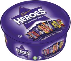 Cadbury Heroes Carton