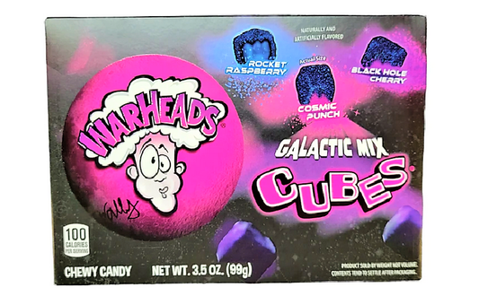 Warheads Galactic Cubes.