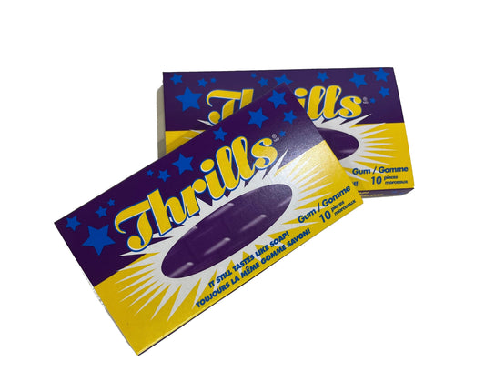 Thrills Gum.